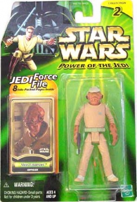 Star Wars Action Figures - Mon Calamari Officer - Power of the Jedi