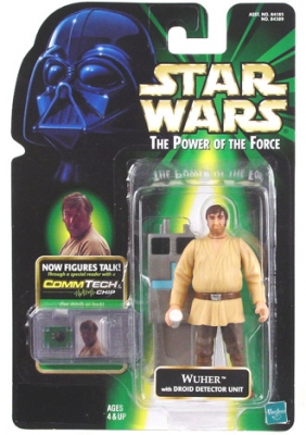 Star Wars Action Figure - Wuher with Droid Detector Unit - with CommTech Chip