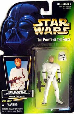 Star Wars Action Figure - Luke Skywalker in Stormtrooper Disguise with Imperial Issue Blaster