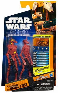 Star Wars Action Figure - Saga Legends 2011 - Battle Droid 2-Pack