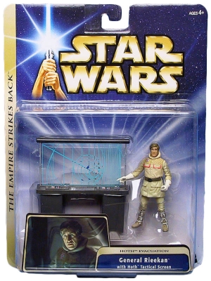 Star Wars Action Figure Playset - General Rieekan with Hoth Tactical Screen - Hoth Evacuation - The Empire Strikes Back - Saga Collection