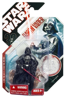 Star Wars Action Figure - Darth Vader A New Hope with Exclusive Collector Coin - 30th Anniversary