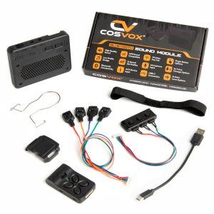 COSVOX BUNDLE - Voice Changer, Bluetooth sound module, Sound Effects and Voice Amplifier, with Remote Control and Power Pack